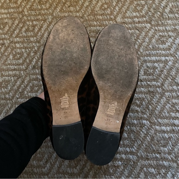 Margaux Demi Ballet Flat Chocolate Leopard Haircalf - Picture 4 of 5